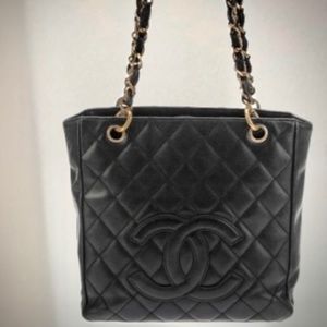 CHANEL CC Shopper Tote Bag